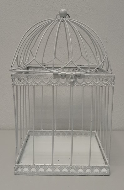 SQUARE WHITE CAGE Medium rental in Milan Italy